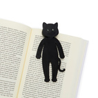 Cat book light in black silicone, Meow