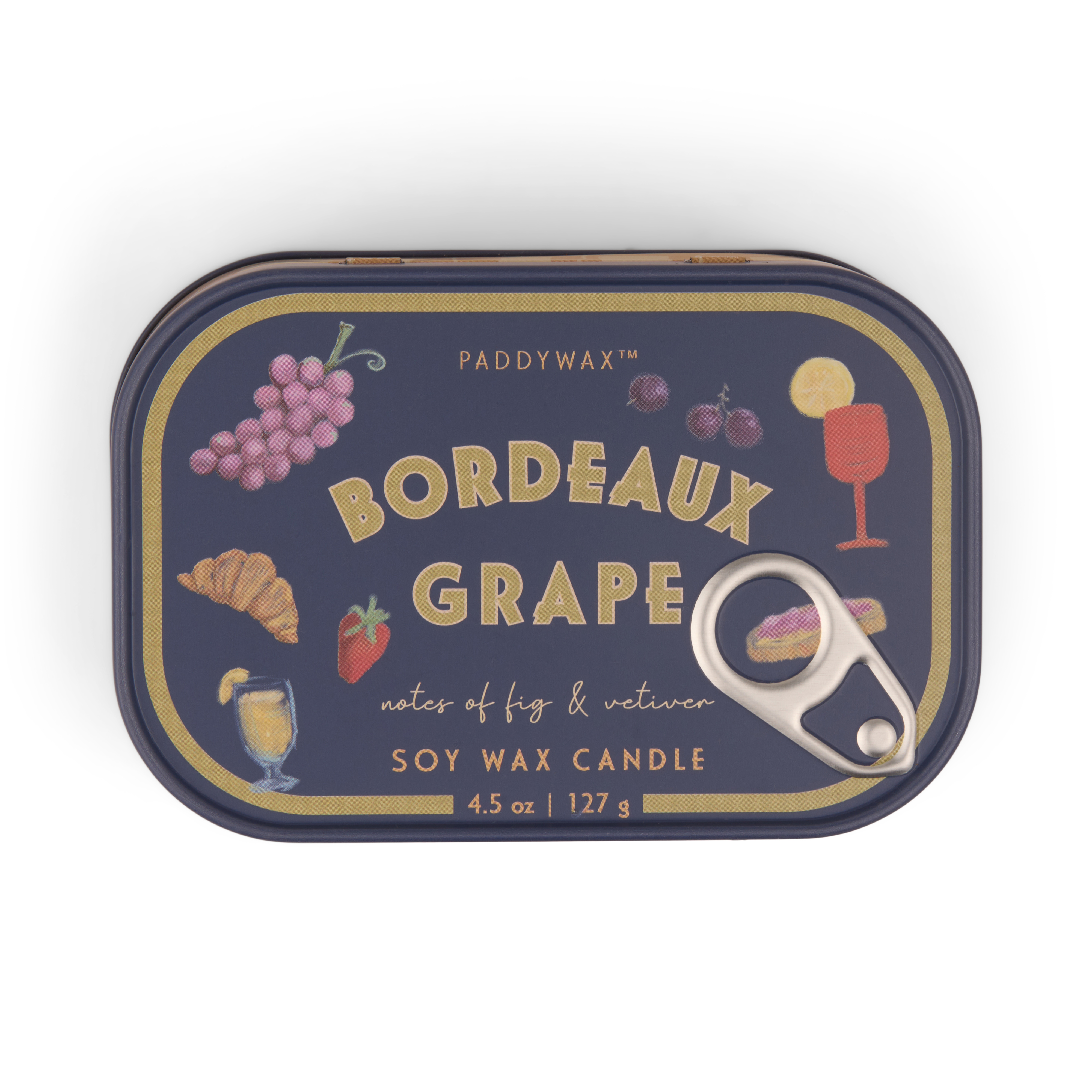 Doftljus i plåtask  Bistro - Bordeaux Grape