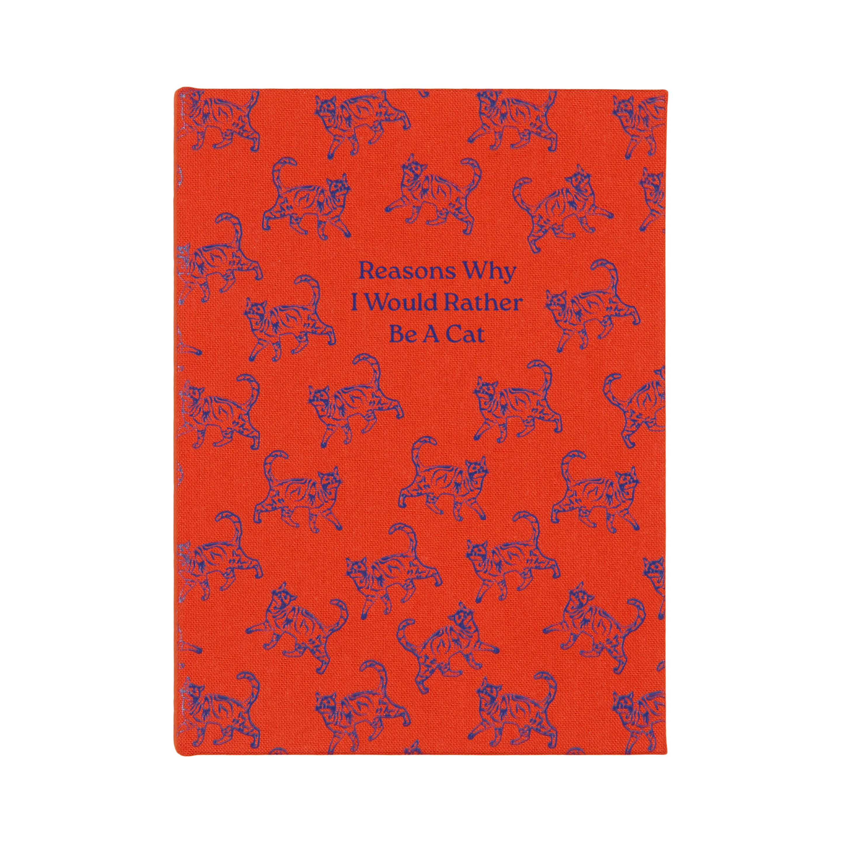 Anteckningsblock i en bok- Why I'd rather be a cat