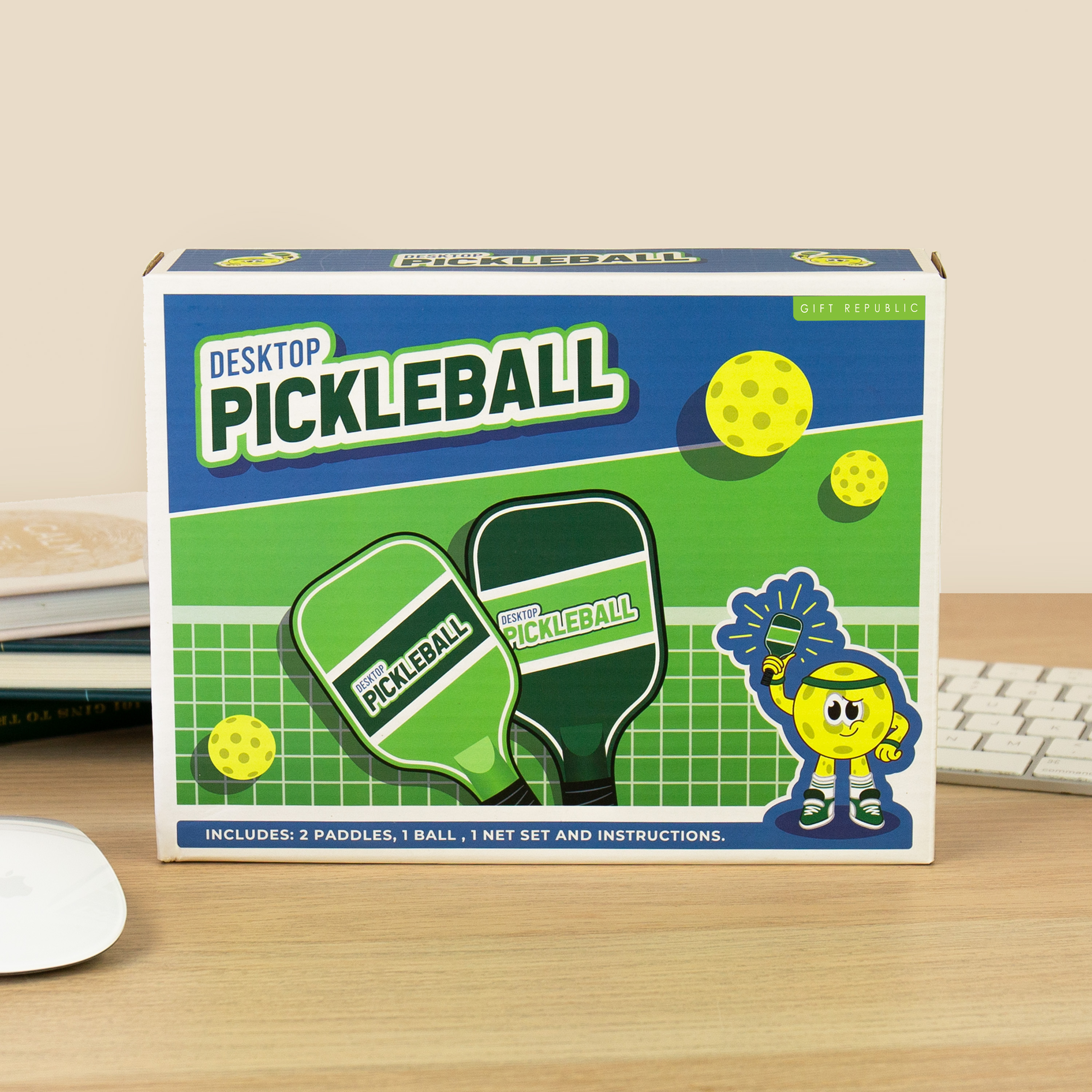 Pickleball vid skrivbordet