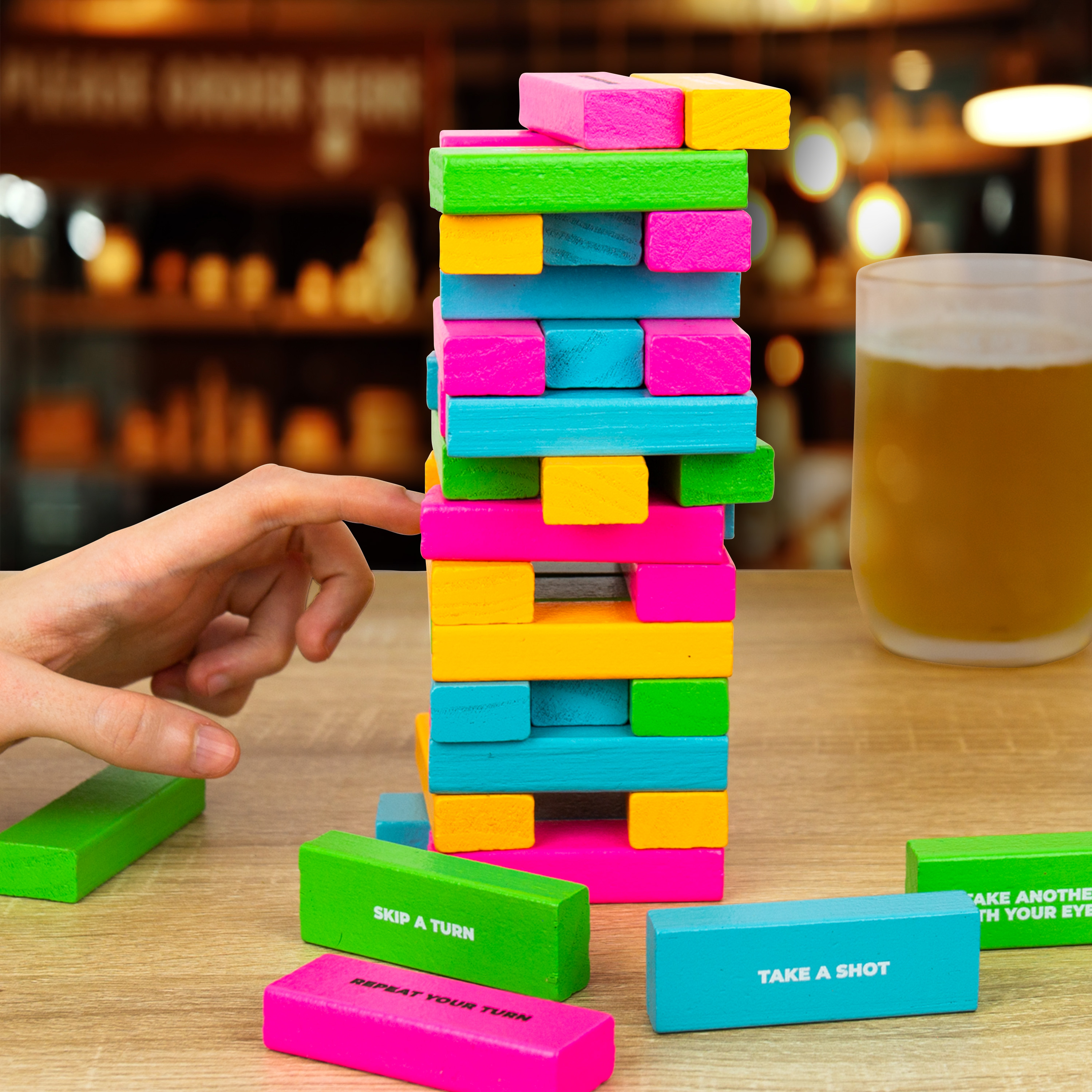 Barspel Jenga, Tipsy Topple Tower