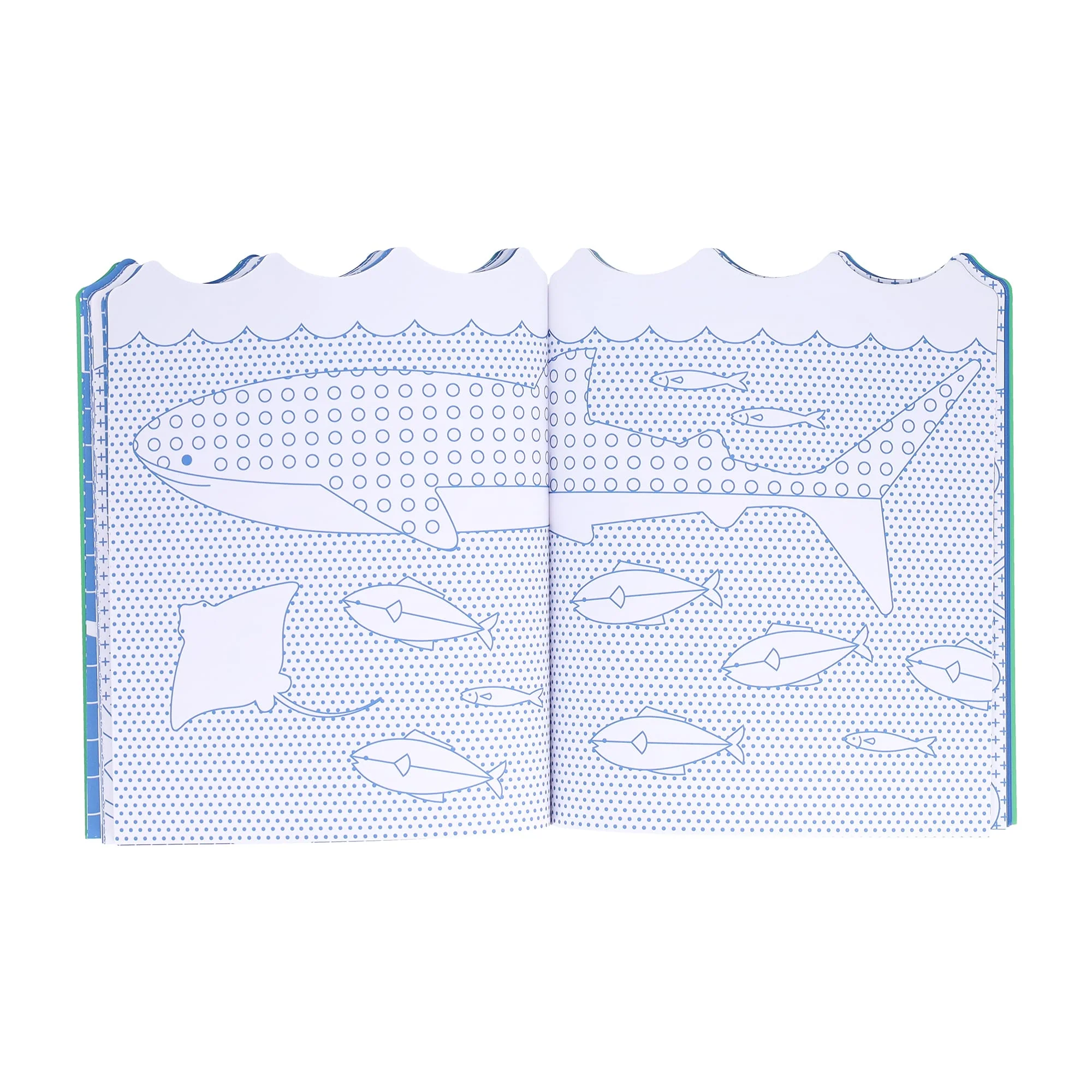 Ritbok med stickers Havet