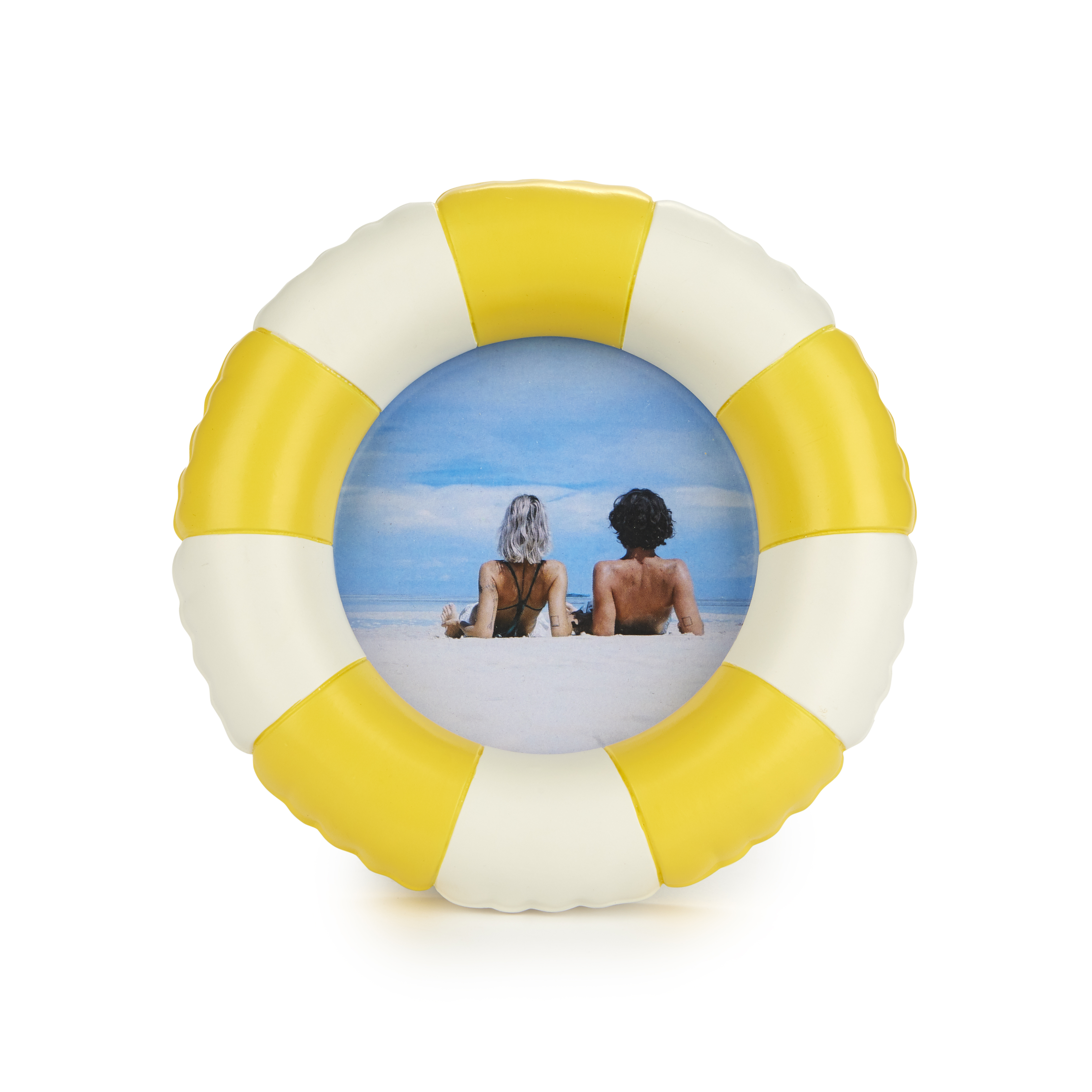 Photo Frame Floats, Yellow/White