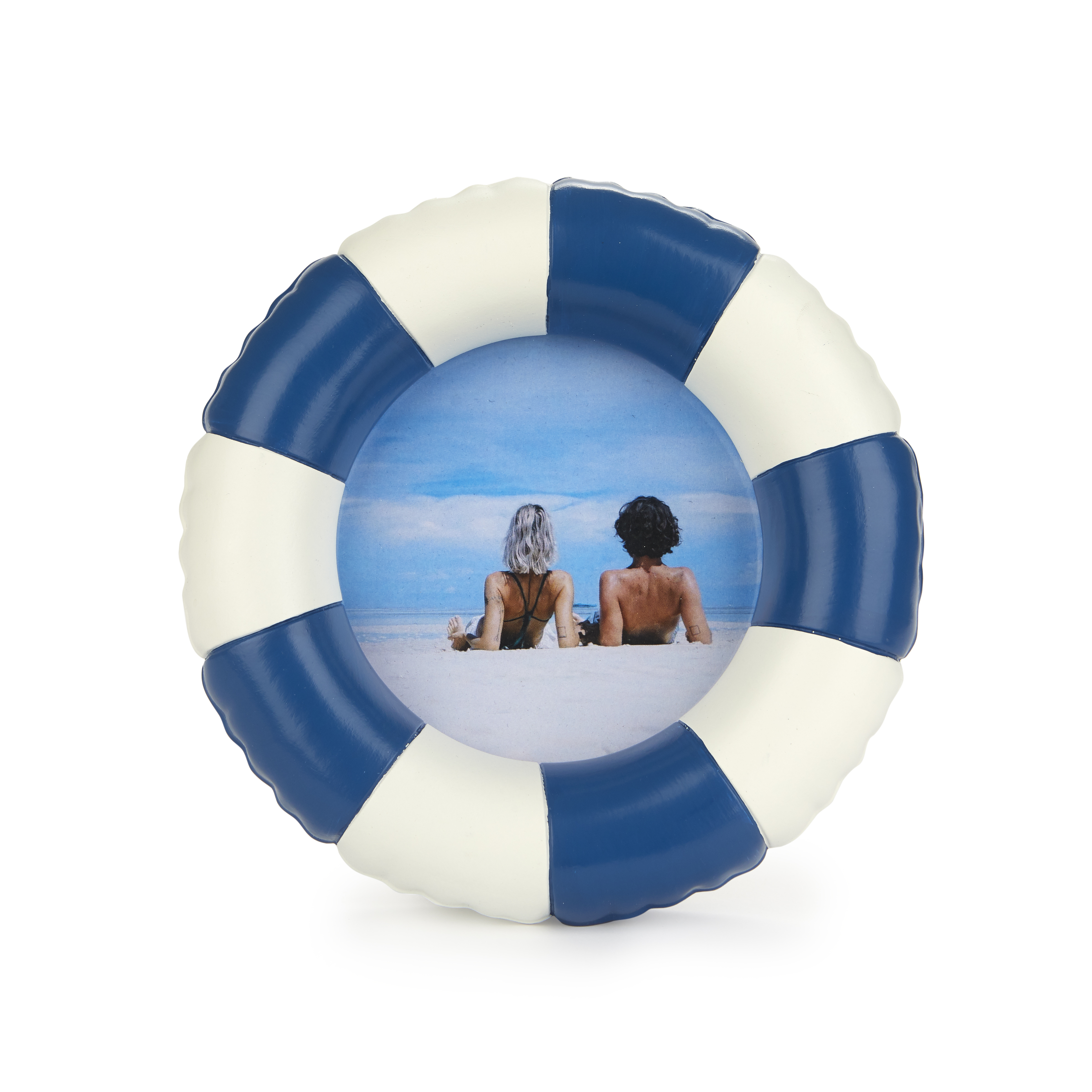 Fotoram Floats, Blå/vit