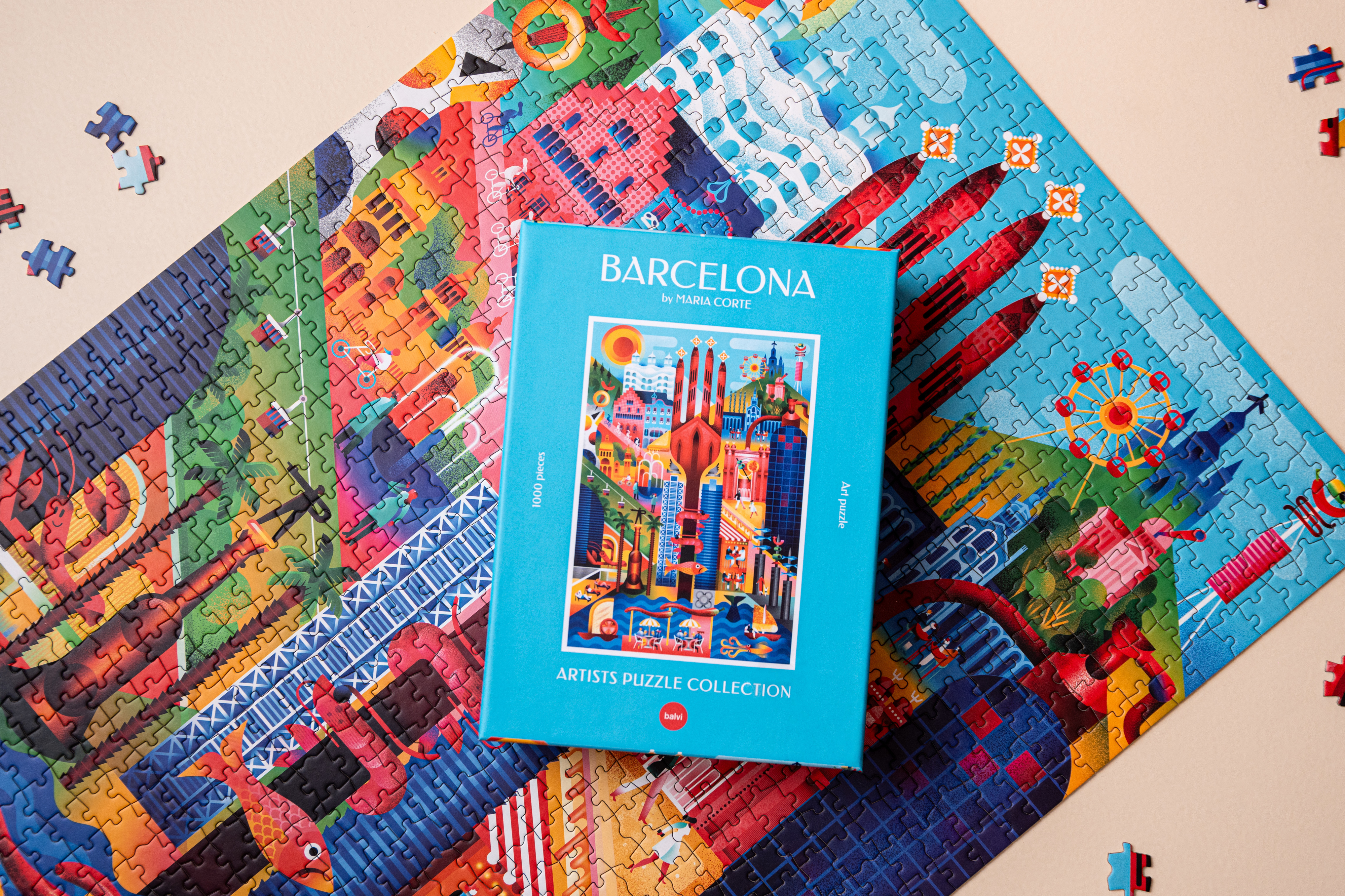 Puzzle Barcelona 1000 pieces