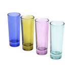 Shotsglas i blandade färger The Gracie- set om 4