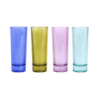 Shotsglas i blandade färger The Gracie- set om 4