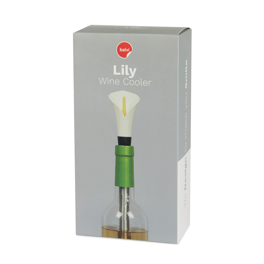 Wine cooler Lilja White and steel