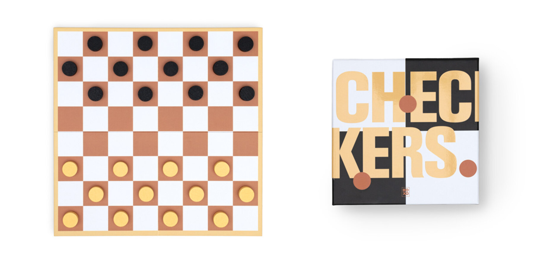 BOXO CHECKERS SET