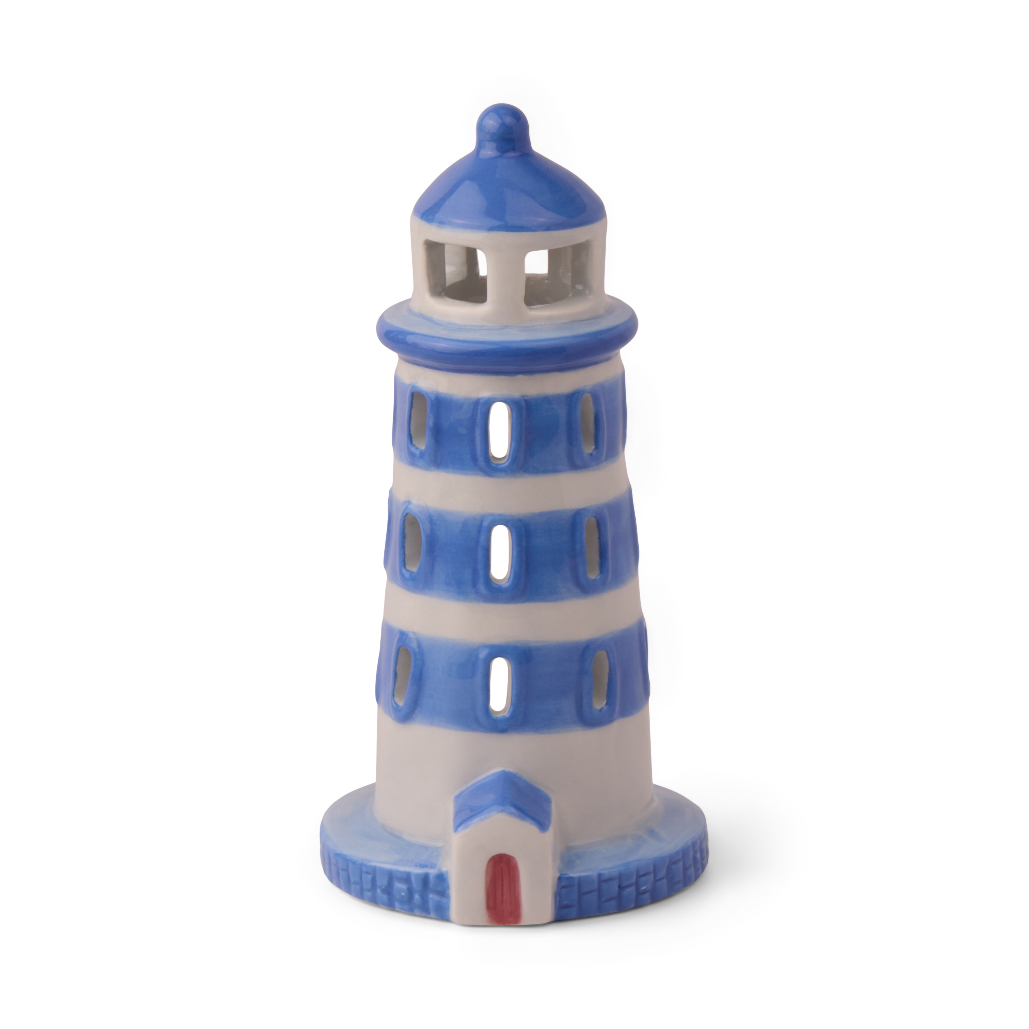 Ceramic House No7 Lighthouse - for Incense and Heat Candles