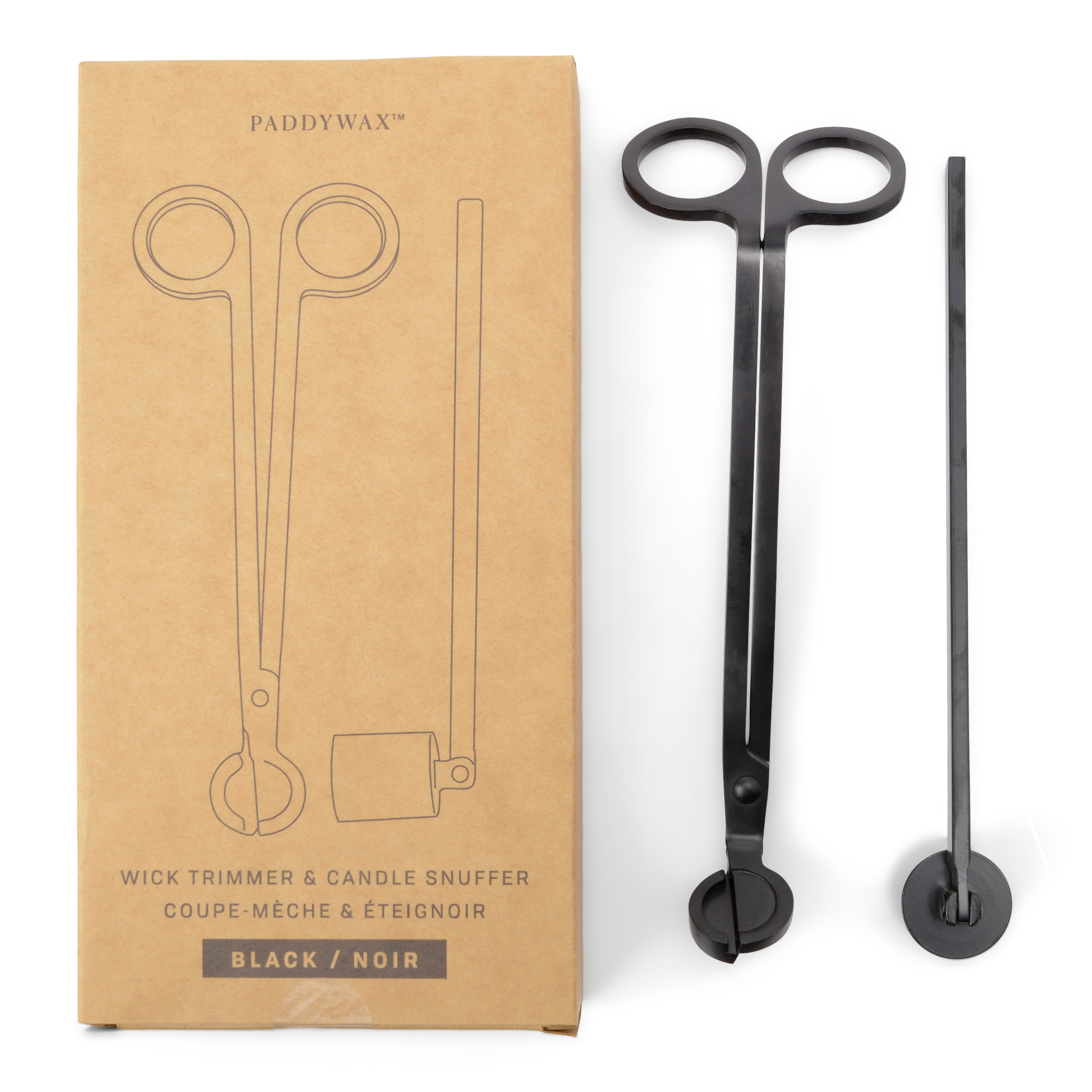 Gift Set Wick Cutter & Candle Snuffer Matte Black