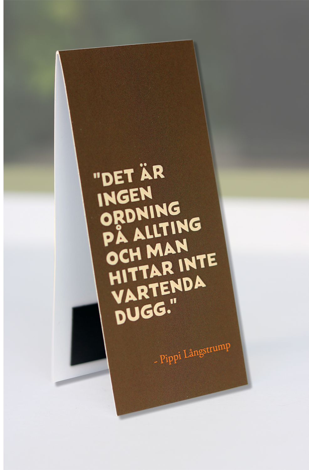 Magnetiskt bokmärke  Utan snus