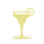 Bokstöd Cocktail. Lime