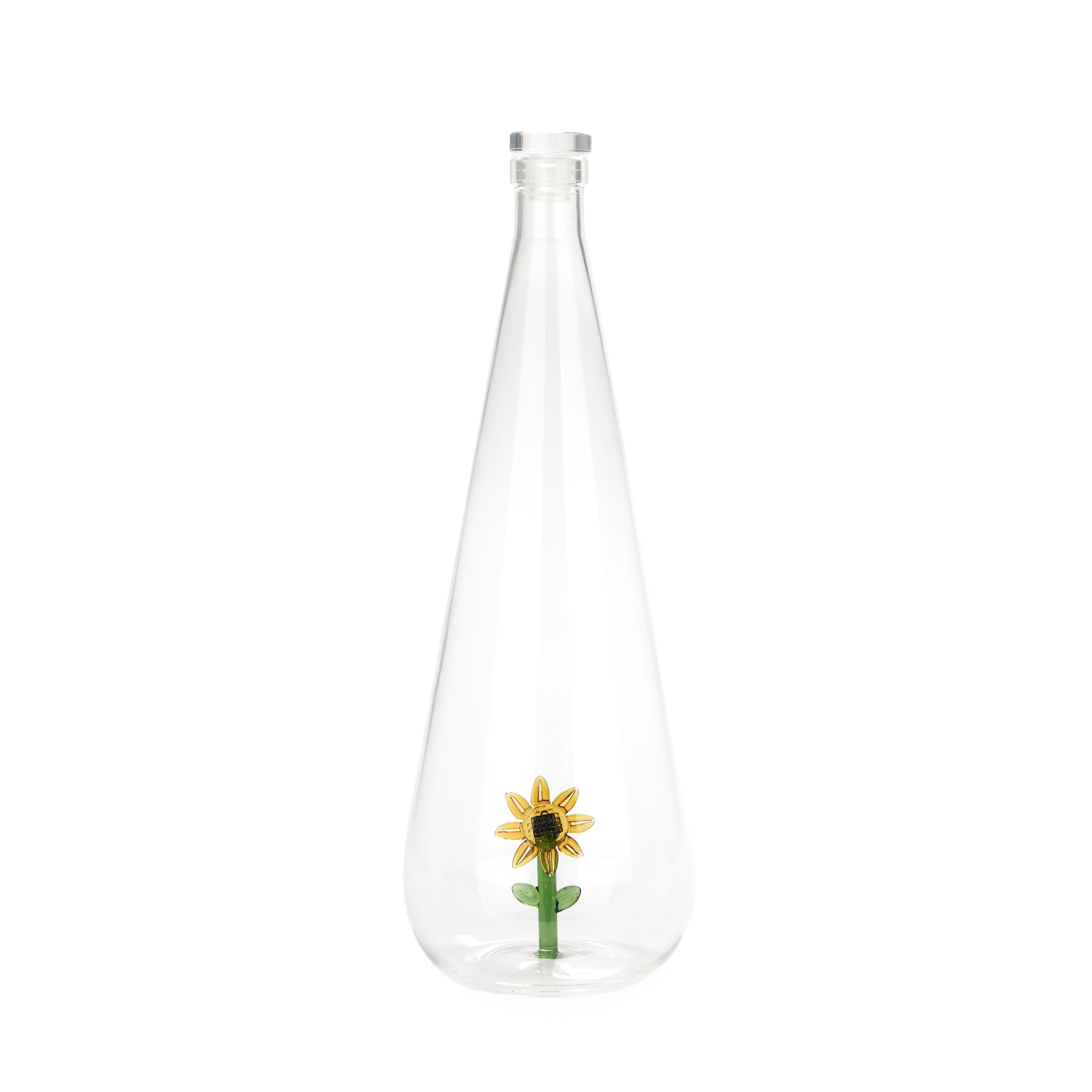 Flaska Botanical Solros 1,0l, Borosilikatglas