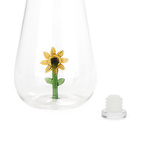 Flaska Botanical Solros 1,0l, Borosilikatglas