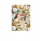 Skrivhäfte A6,Kungsfågel, rutiga sidor