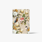 Skrivhäfte A6,Kungsfågel, rutiga sidor