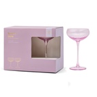 Glas Coupe The Lou- Set om 2- Lila