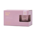 Glas Lowball The Scout - Set om 2- Lila