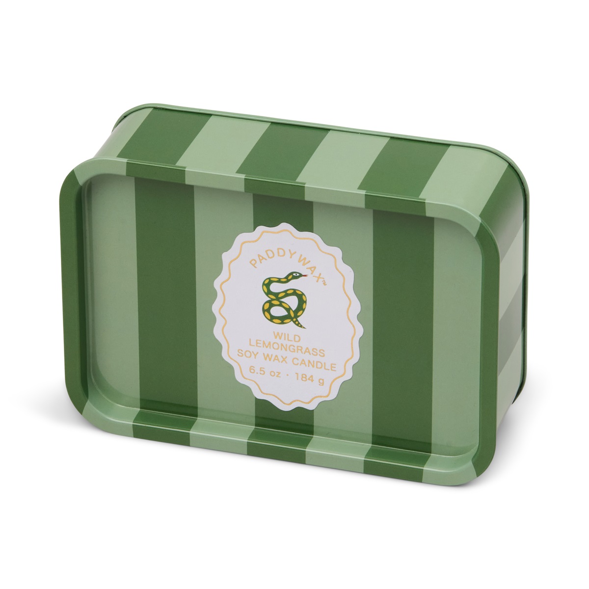 Doftljus plåtask AdopoSnake Printed Tin Candle - Wild Lemongrass
