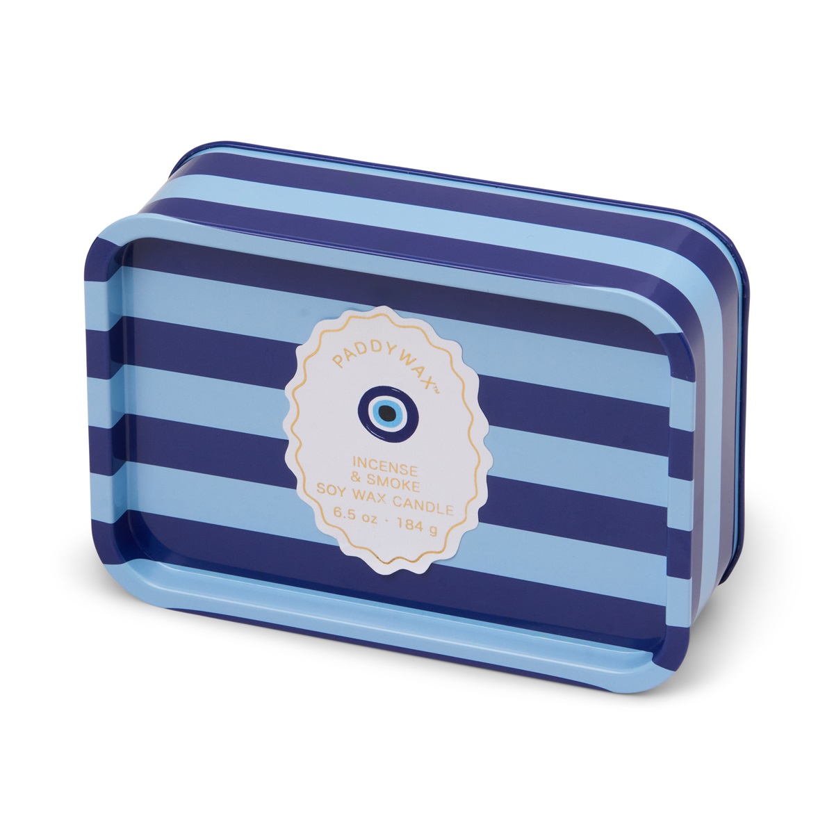 Doftljus plåtask Adopo Eye Printed Tin Candle - Incense & Smoke