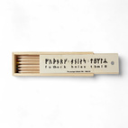 Träpennskrin smalt Runor