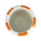 Blomkruka i keramik Floats,orange,12 cm