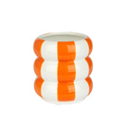 Blomkruka i keramik Floats,orange,12 cm