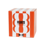 Blomkruka i keramik Floats,orange,12 cm