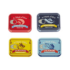 Glasunderlägg Conserverie Set om 4