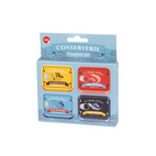 Glasunderlägg Conserverie Set om 4