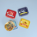 Glasunderlägg Conserverie Set om 4