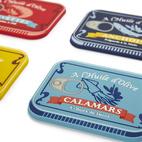 Glasunderlägg Conserverie Set om 4