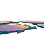 Glasunderlägg The Beetles, set om 4