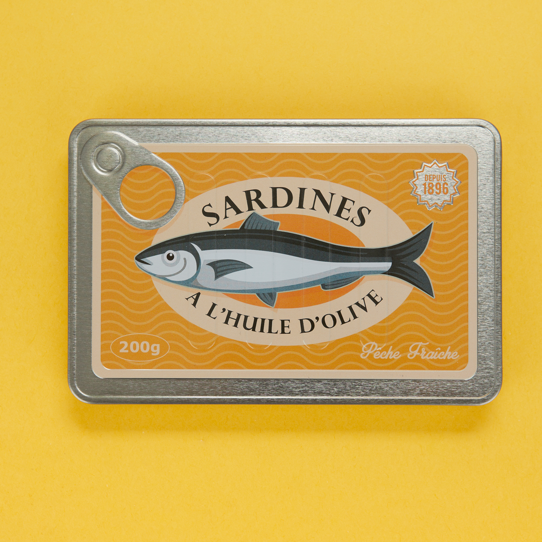 Anteckningsbok Conserverie, Sardines