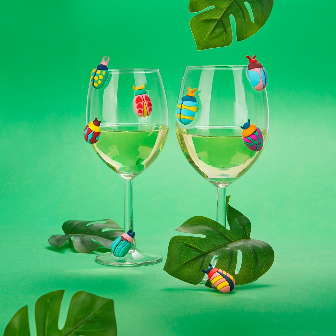 Glass markers The Beetles, Set of 8