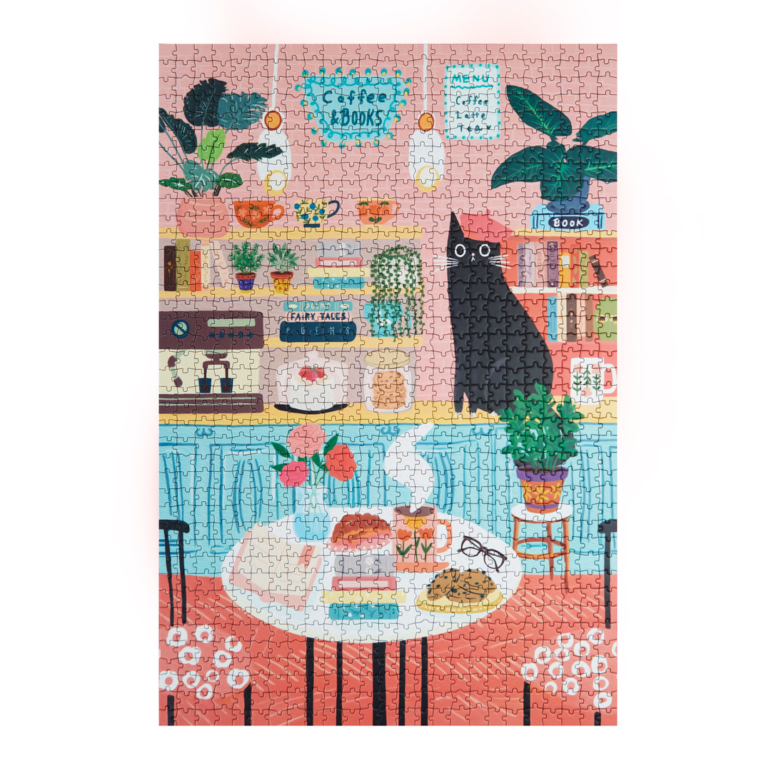Pussel Cat Café 1000 bitar