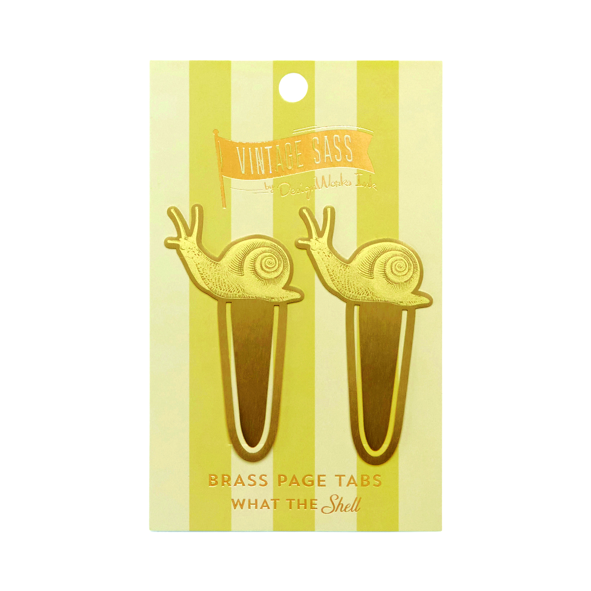 Metal Bookmarks Snail What the Shell