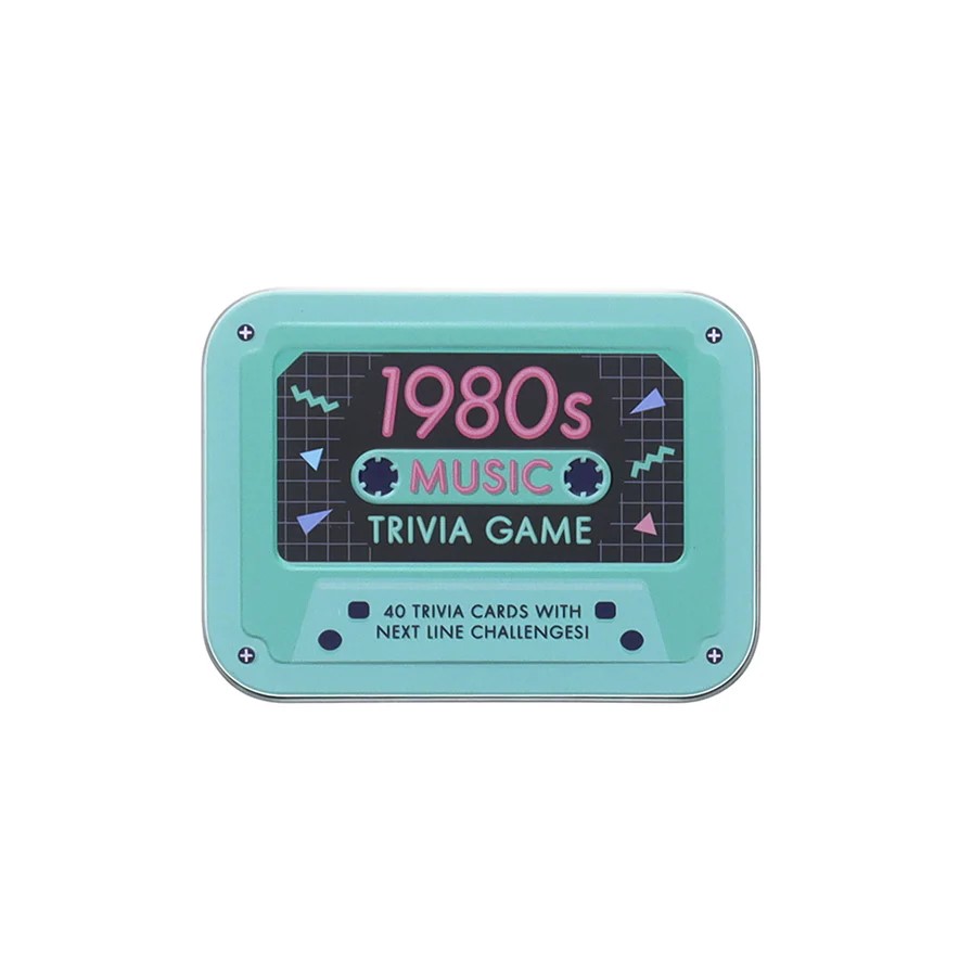 Frågesport 1980-tals musik- Display om 6