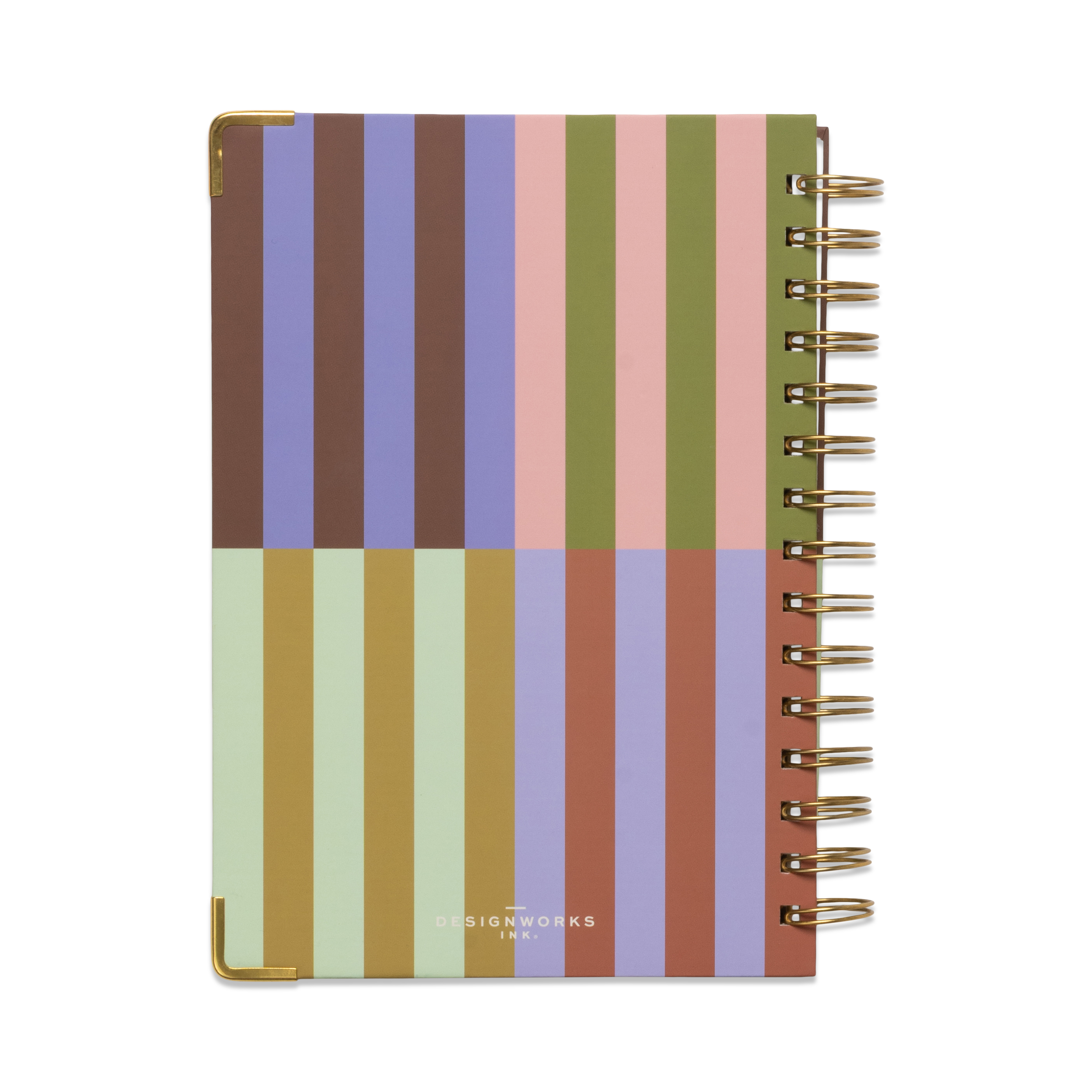 Undated 13 Mo Perpetual Planner - Bold Stripe (FSC Mix Credit)
