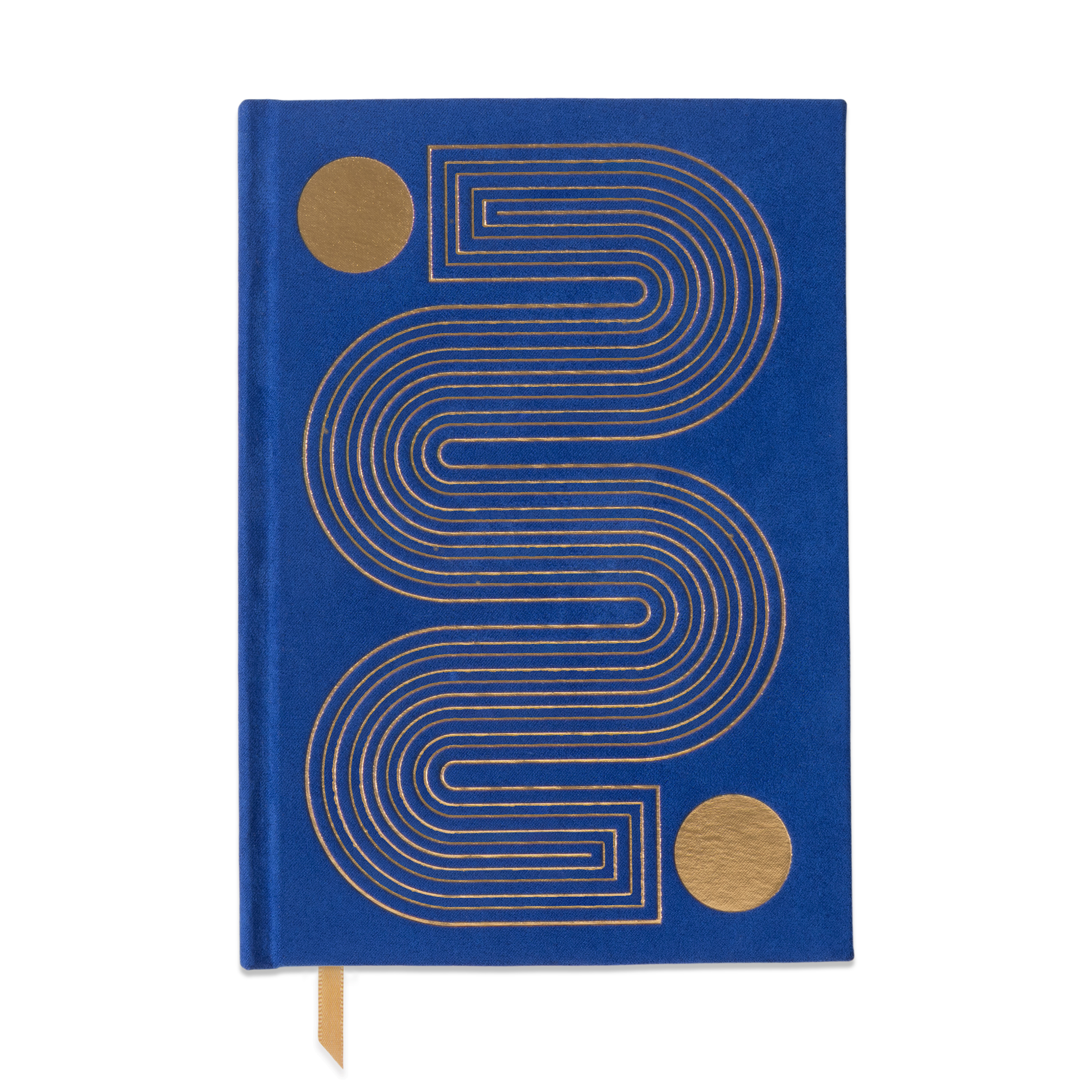 Suedette Hardcover Radiant Journal - Cobalt (FSC Mix Credit)