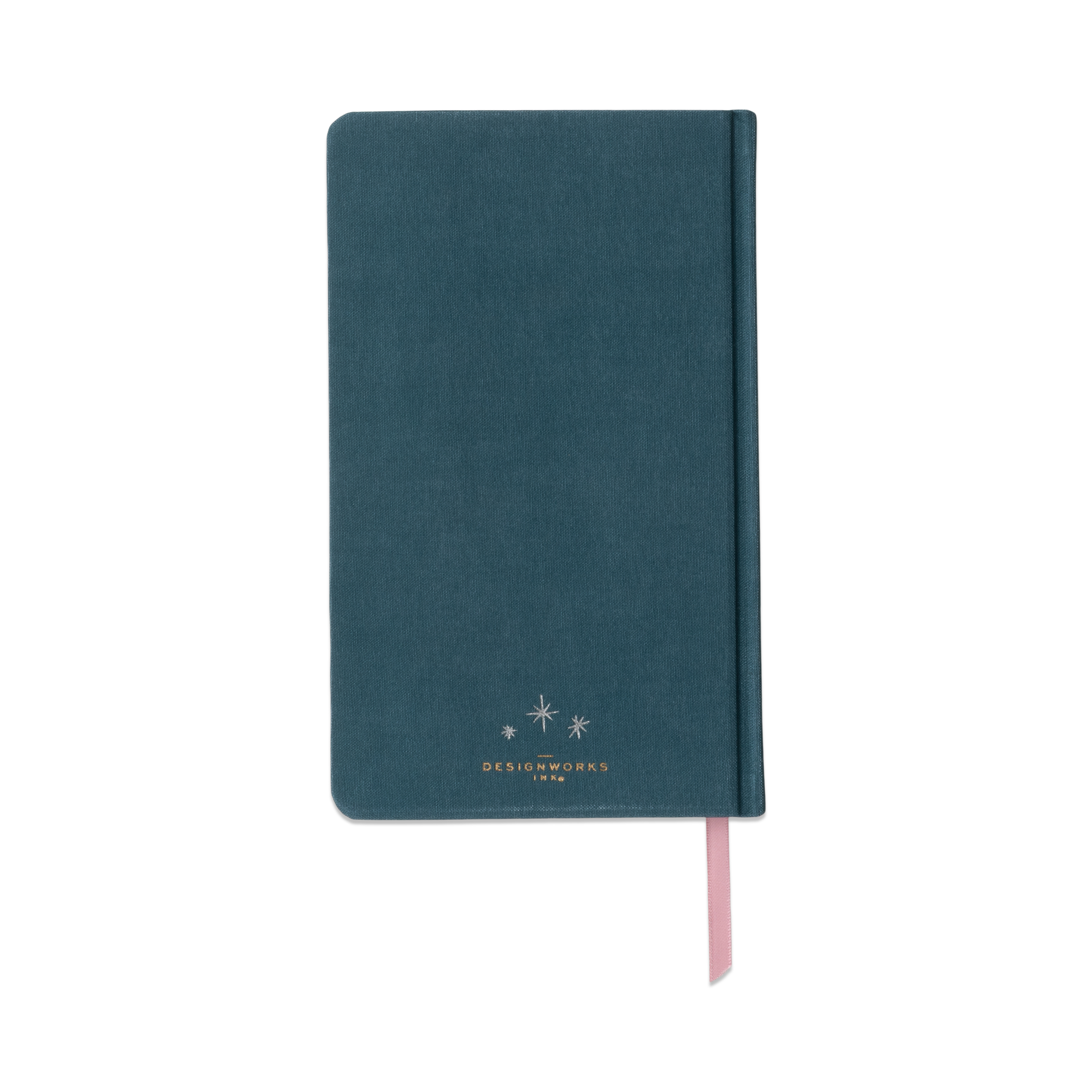 Celestial Bookcloth Journal - Teal Moon (FSC Mix Credit)