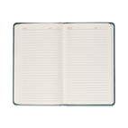 Tygklädd skrivbok Celestial - Teal Moon