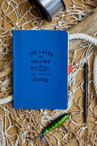 Vattentät Anteckningsbok Fishing