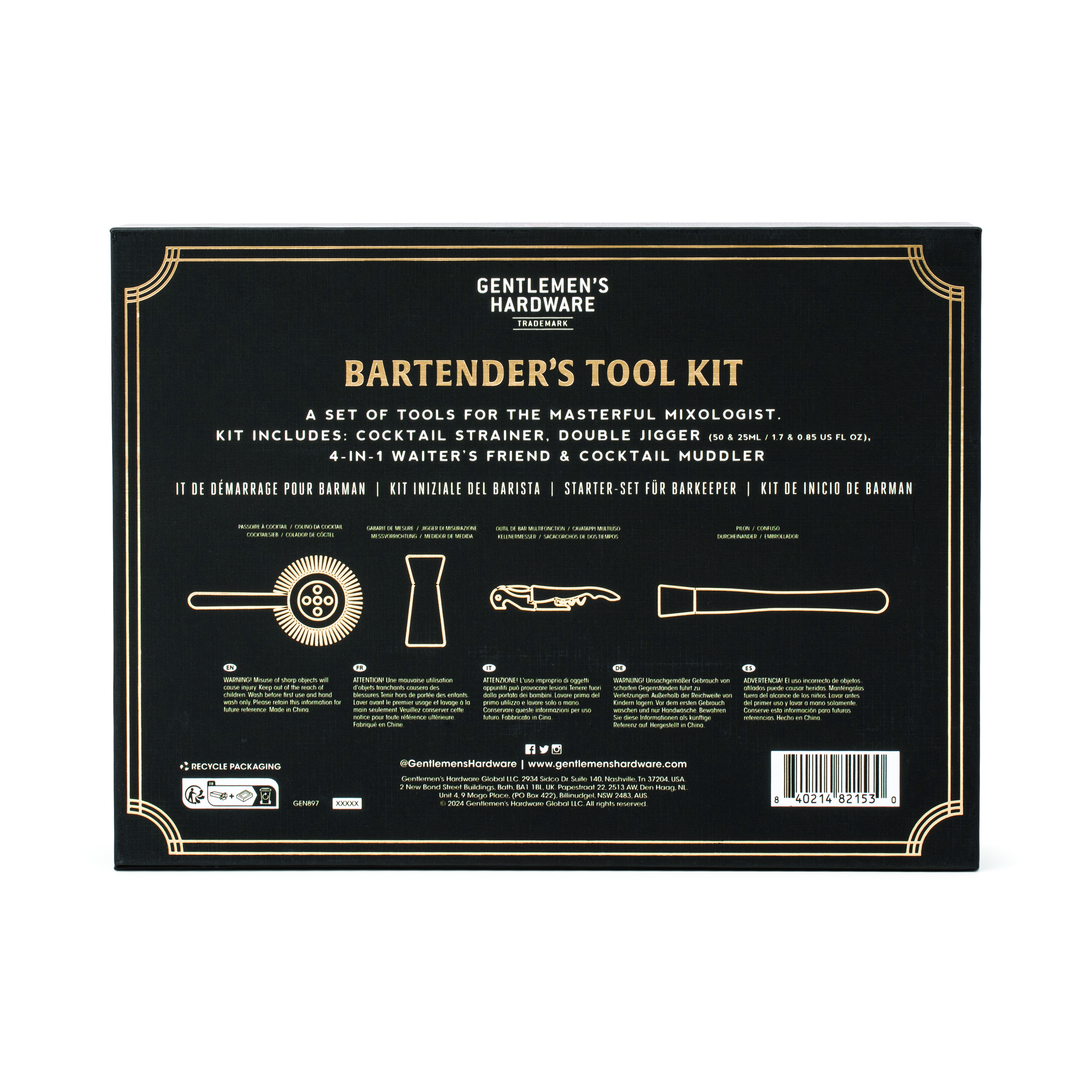 Presentset Bartenders Kit