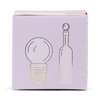 Flaskpropp i Glas Moony - Lila