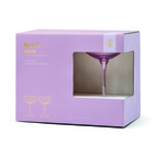 Glas Coupe The Lou- Set om 2- Lila