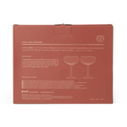 Glas Coupe The Lou- Set om 2- Bärnsten