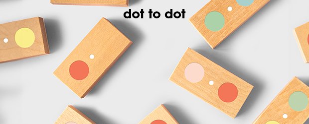 Träspel  Domino Dot to Dot