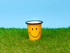 Emaljglas Smiley